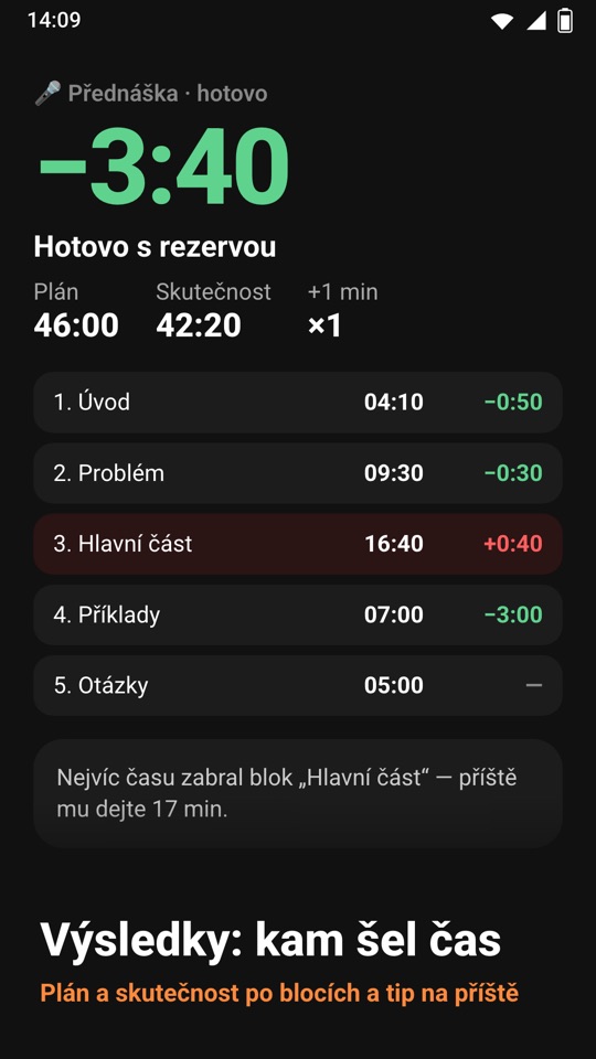 Chrono Blocks — Uvnitř aplikace 6
