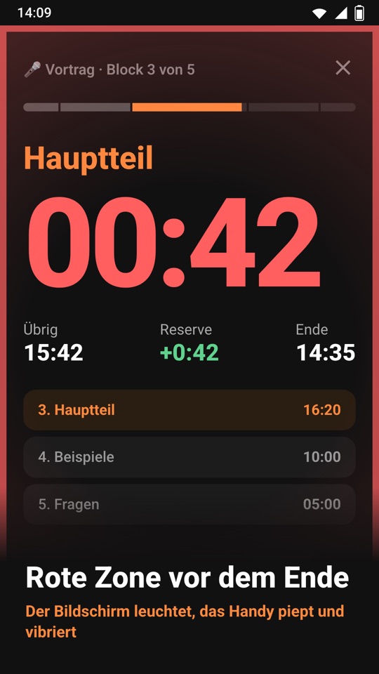 Chrono Blocks — Einblick in die App 3