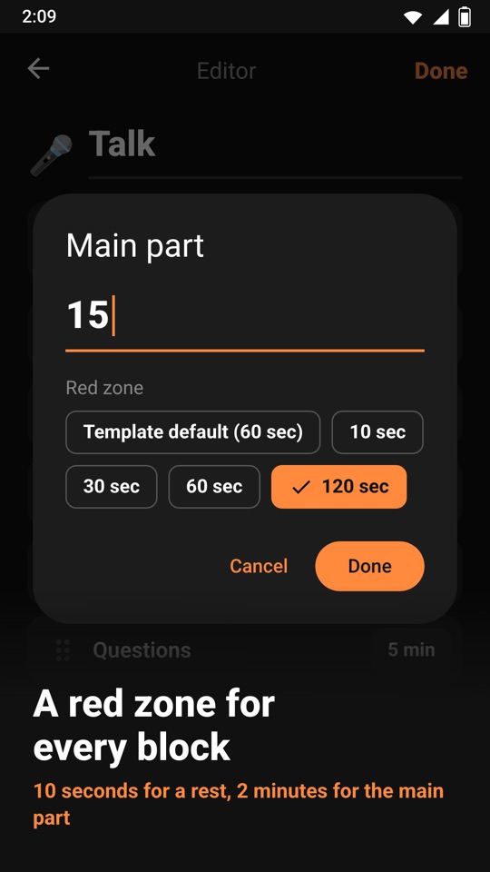Chrono Blocks — Inside the app 5