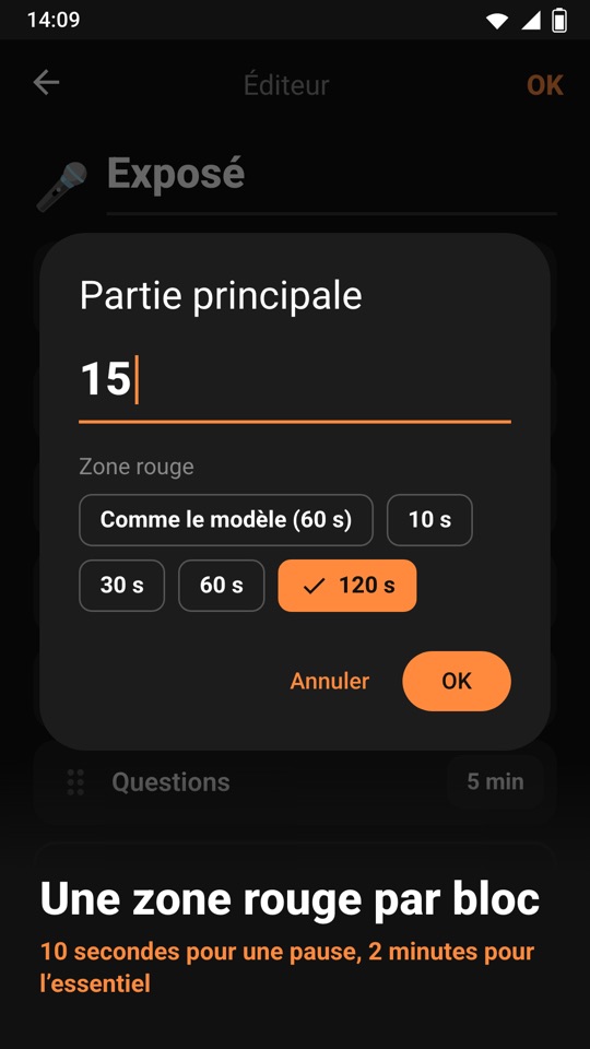 Chrono Blocks — Dans l’appli 5