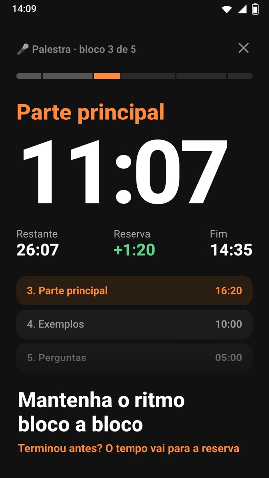 Chrono Blocks — Por dentro do app 2