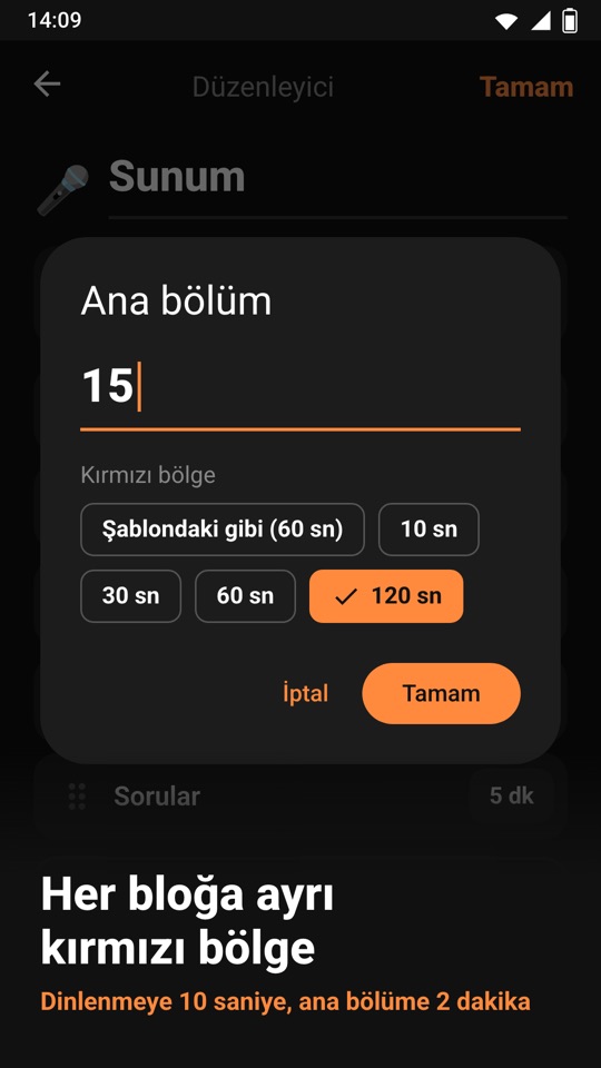 Chrono Blocks — Uygulamanın içi 5